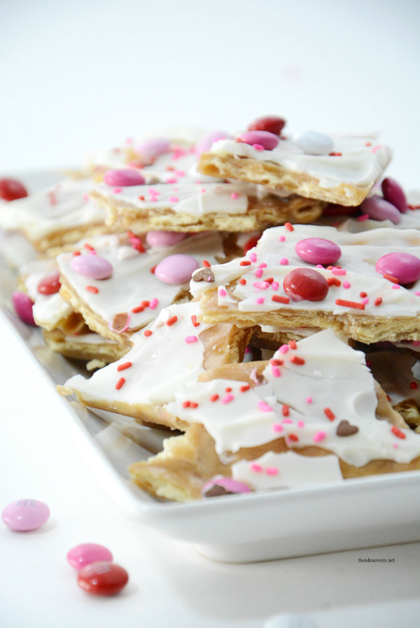 Valentine treats for kids - Saltine Toffee