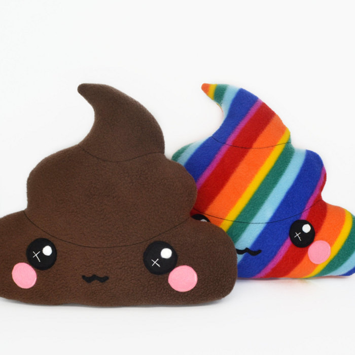 Poop gifts for kids of all ages - poop cushions