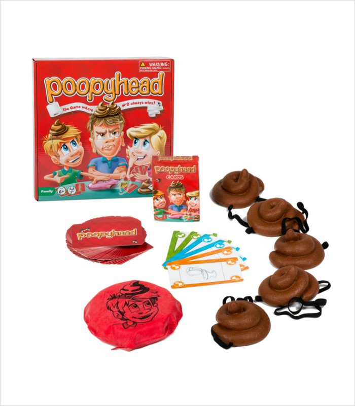 Poop gifts for kids of all ages - poopy head game