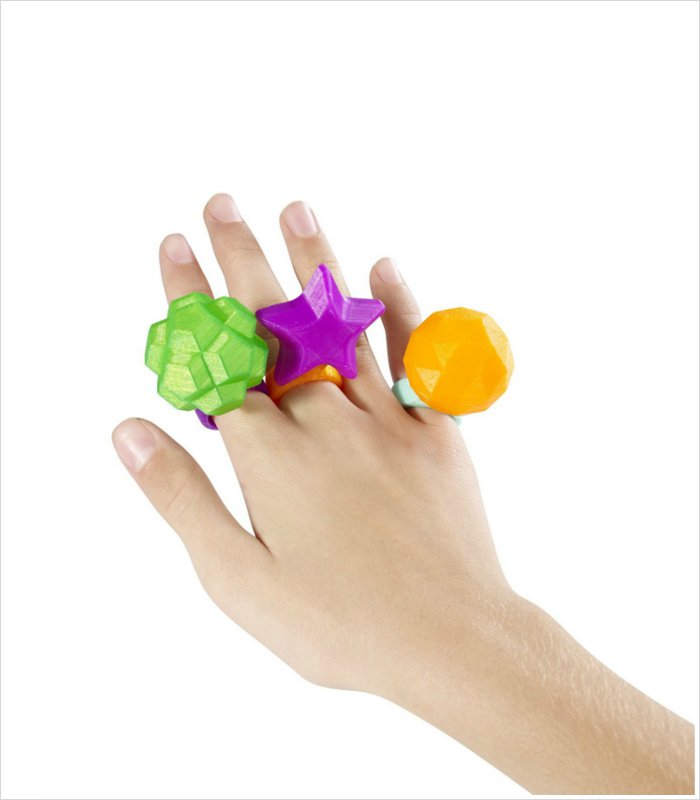 ThingMaker 3D Printed toy jewels