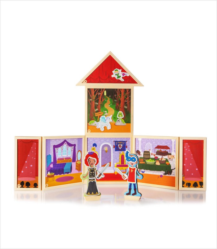 Build and Imagine magnetic dollhouse kit - fairytale theater 