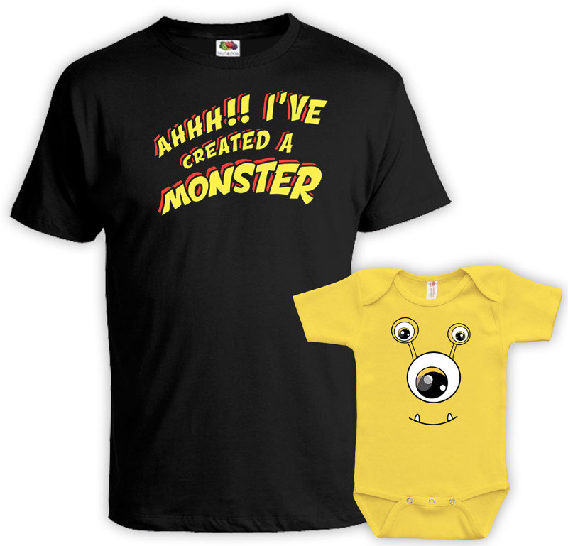 Father Daughter Shirts - Monster Dad And Daughter Matching Shirts