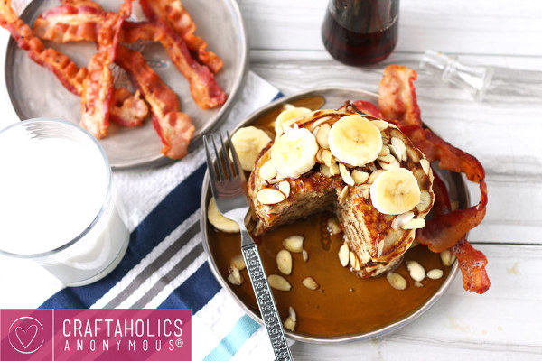 Things to make for fathers day - almond banana pancakes