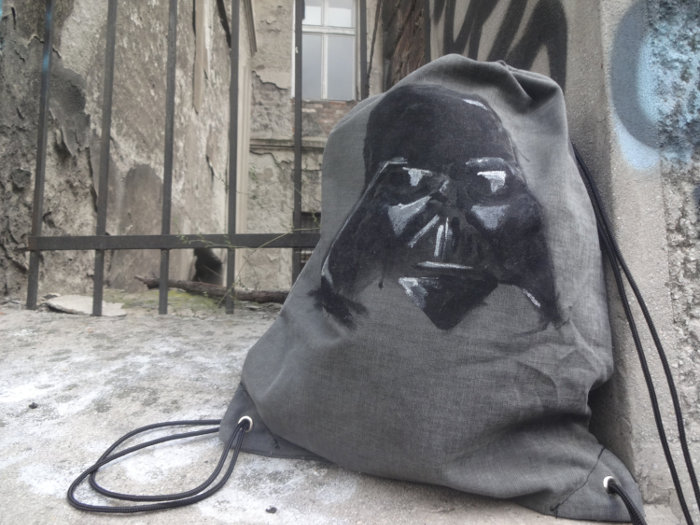 Star Wars Apparel for Kids - Darth Vader Inspired Drawstring Backpack