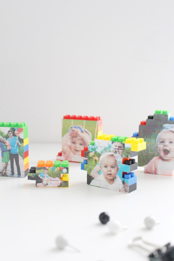 Things to make for fathers day - LEGO picture puzzle