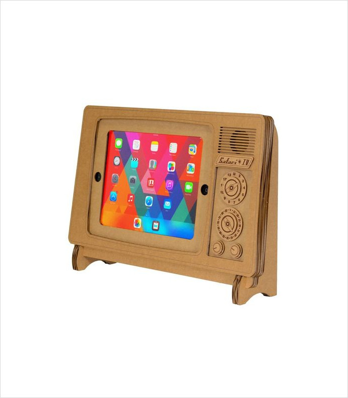 Tech Gifts for Teens and Tweens - TV iPad Stand by Cardboard Safari