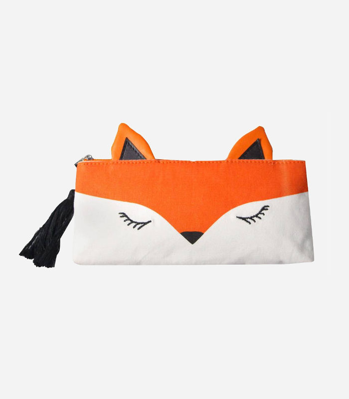 Pencil Cases for Kids-Fox Pencil Case