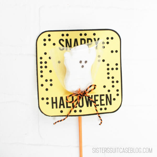 Snapchat Halloween Printable (via My Sister's Suitcase)