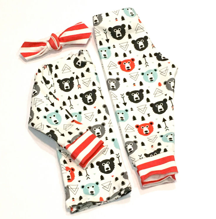 Warm, Fuzzy and Totally Cute Christmas Pajamas for Kids - Bear hugs!