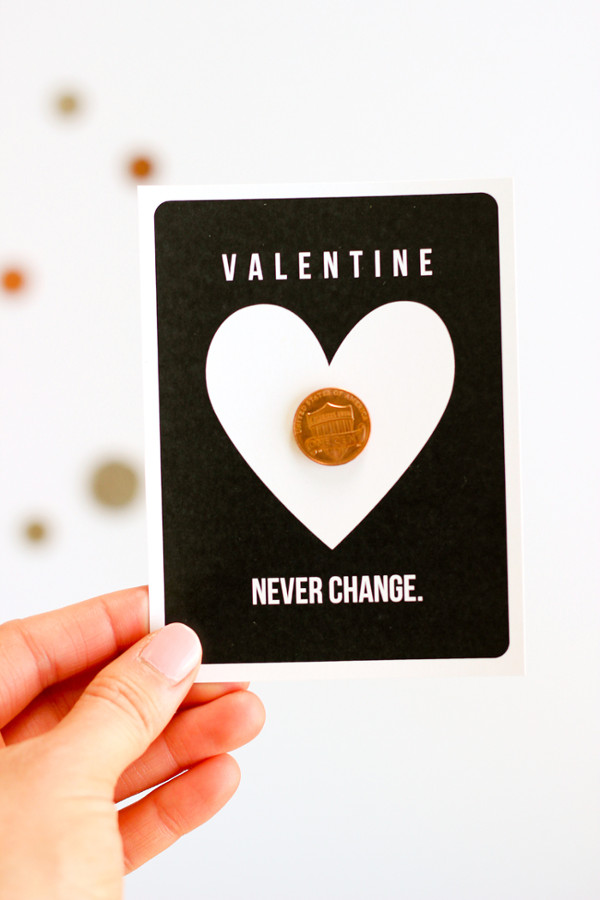 16 Last Minute Valentine Printables featuring Coin Valentine (via Delia Creates)